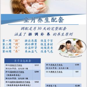 Postpartum Nutritional Package